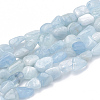 Natural Aquamarine Beads Strands G-S340-15-1