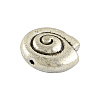 Tibetan Style Alloy Snail Shell Beads X-TIBEB-5570-AS-FF-2
