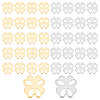 40Pcs 2 Colors 304 Stainless Steel Cabochons STAS-DC0001-21-1