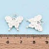 925 Sterling Silver Butterfly Charms STER-T009-01S-4