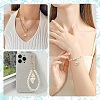 10Pcs 5 Styles Electroplated Natural Mixed Shell Pendants BSHE-YW0001-22-6