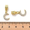 Rack Plating Brass Micro Pave Cubic Zirconia Charms KK-S398-01A-3