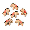 Printed Wooden Pendants WOOD-T033-01B-1
