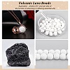 Synthetic Lava Rock Beads Strands G-S247-8mm-08-1-5