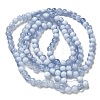 Crackle Glass Beads Strands GLAA-U001-6mm-14-3