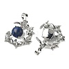 Dyed Natural Lapis Lazuli Pendants G-B194-01P-04-2