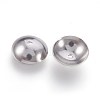 Non-Tarnish 201 Stainless Steel Bead Caps X-STAS-F188-16P-2