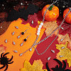 Unicraftale 60Pcs Halloween Alloy Pendants FIND-UN0002-50P-2