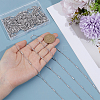 5Pcs Stainless Steel Cable Chains CHS-ME0001-01P-3
