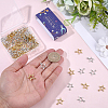 100Pcs 2 Colors Tibetan Style Alloy Pendants FIND-SC0022-66-3