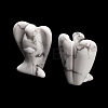 Natural Howlite Gemstone Carved Angle Figurines GG-CBA8396-A17-2