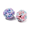 Polymer Clay Rhinestone Beads RESI-D015-03-2