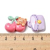 Opaque Resin Decoden Cabochons RESI-F052-B12-3