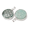 Natural Amazonite Pendants GG-CBA0251-10I-P-2