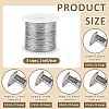 5 Rolls 5 Sizes Soft Stainless Steel Wire FIND-BC0019-73-2
