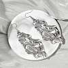 304 Stainless Steel Dangle Earrings EJEW-F402-01P-3