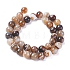 Natural Striped Agate/Banded Agate Beads Strands G-G582-10mm-55-2