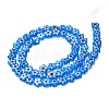 Handmade Millefiori Glass Bead Strands X-LAMP-J035-8mm-17-3