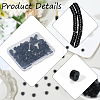 1 Strand Natural Black Onyx Beads Strands G-PA0002-32-6