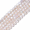 Natural Cultured Freshwater Pearl Beads Strands X1-PEAR-N014-07C-3