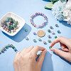 Imitation Cracked Jade Glass Beads GLAA-AR0001-36-3