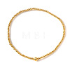 St. Patrick's Day Brass & Acrylic Beaded Stretch Bracelets for Women MR9061-9-1