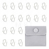 20Pcs Brass S-Hook Clasps KK-TA0008-74-1