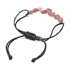 Natural Gemstone Chip Beads Link Bracelets BJEW-JB13310-5