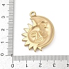 304 Stainless Steel Pendants STAS-D366-01F-G-3