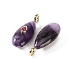 Natural Amethyst Pendants GG-CBA6382-05C-2