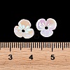 UV Plating Opaque Acrylic Bead Cap OACR-K001-44A-3