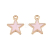 Alloy with Enamel Charms AL-CBA9C31-06G-E-1