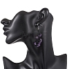 3 Pairs 316 Surgical Stainless Steel Glass Seed Beads Chip Dangle Earrings EJEW-TA00774-4