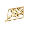 Pierced Brass Pendants KK-G441-12G-3