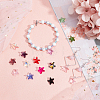 90Pcs 15 Colors Faceted Glass Charms GLAA-PH0008-26-2