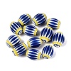 Handmade Millefiori Glass Barrel Beads LS-LA-N002-19B-1