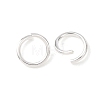 Brass Open Jump Rings KK-G604-08S-04-2