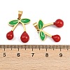 304 Stainless Steel Enamel Pendants STAS-Z166-23C-G-3
