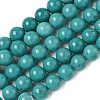 Natural Magnesite Beads Strands G-K244-02-8mm-03-1
