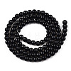 Opaque Solid Color Glass Beads Strands X-GLAA-T032-P8mm-01-3