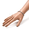 Faceted Glass Rondelle Beads Stretch Bracelet for Kid BJEW-JB06807-17-4