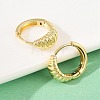 Brass Hoop Earrings EJEW-D348-14G-5