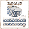 Vintage Jacquard Polyester Ribbon OCOR-WH0109-334B-2