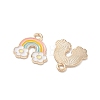 Easter Alloy Enamel Pendants ENAM-I055-01KCG-02-2