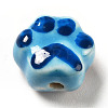 Handmade Printed Porcelain Beads X1-PORC-F005-02A-2