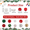50Pcs 10 Style Christmas Theme Acrylic Beads SACR-SC0001-22-2