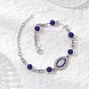 Zinc Alloy Enamel Link Bracelets BJEW-JB12751-01-1