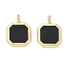 Alloy Acrylic Pendants AL-CBA4262-03G-02-1