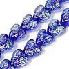 Handmade Foil Glass Beads DICH-C001-01H-1