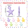 36Pcs Baking Paint Alloy Pendants FIND-SP0004-16B-2